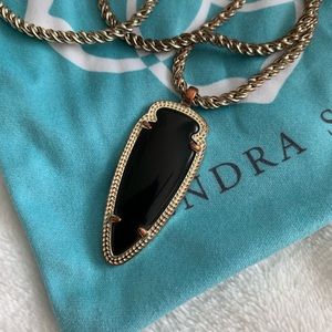 Kendra Scott Jewelry - Kendra Scott Sky Long Necklace in Black and Gold Kendra Scott Jewelry - Kendra Scott Sky Long Necklace in Black and Gold